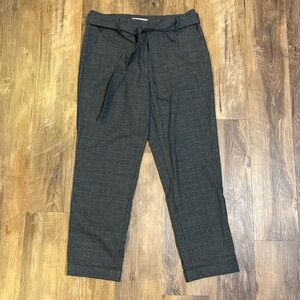 Belted Plaid Loft Pants